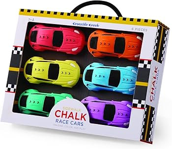 Crocodile Creek Sidewalk Chalk - Outside Art Set for Kids Ages 3 and Up - Encourages Creativity, ... | Amazon (US)