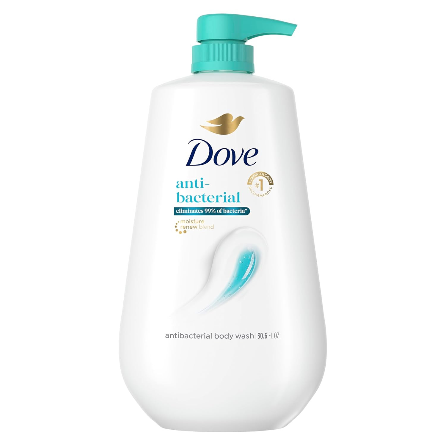 Dove Body Wash with Pump Antibacterial For All Skin Types Protects from Dryness 30.6 oz | Amazon (US)