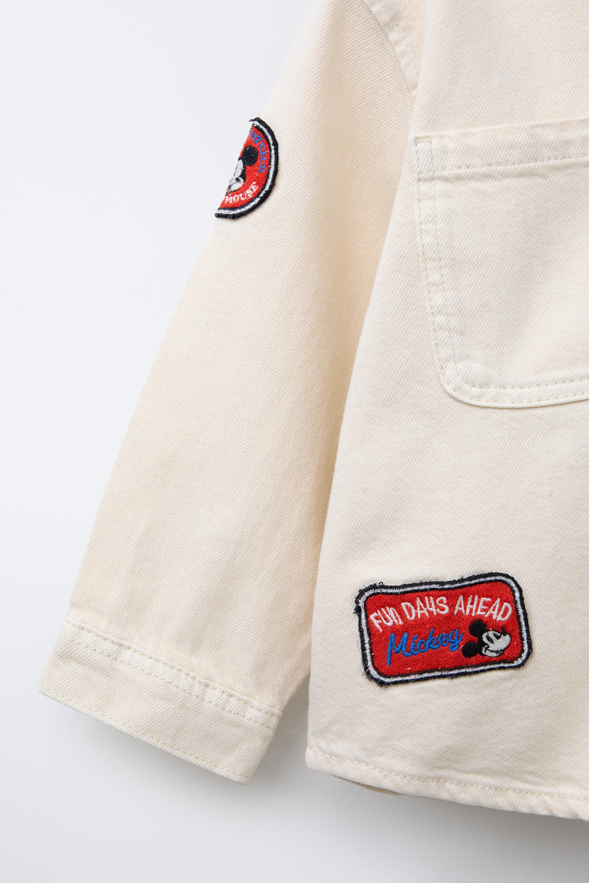 MICKEY MOUSE © DISNEY TWILL PATCHES OVERSHIRT | Zara US