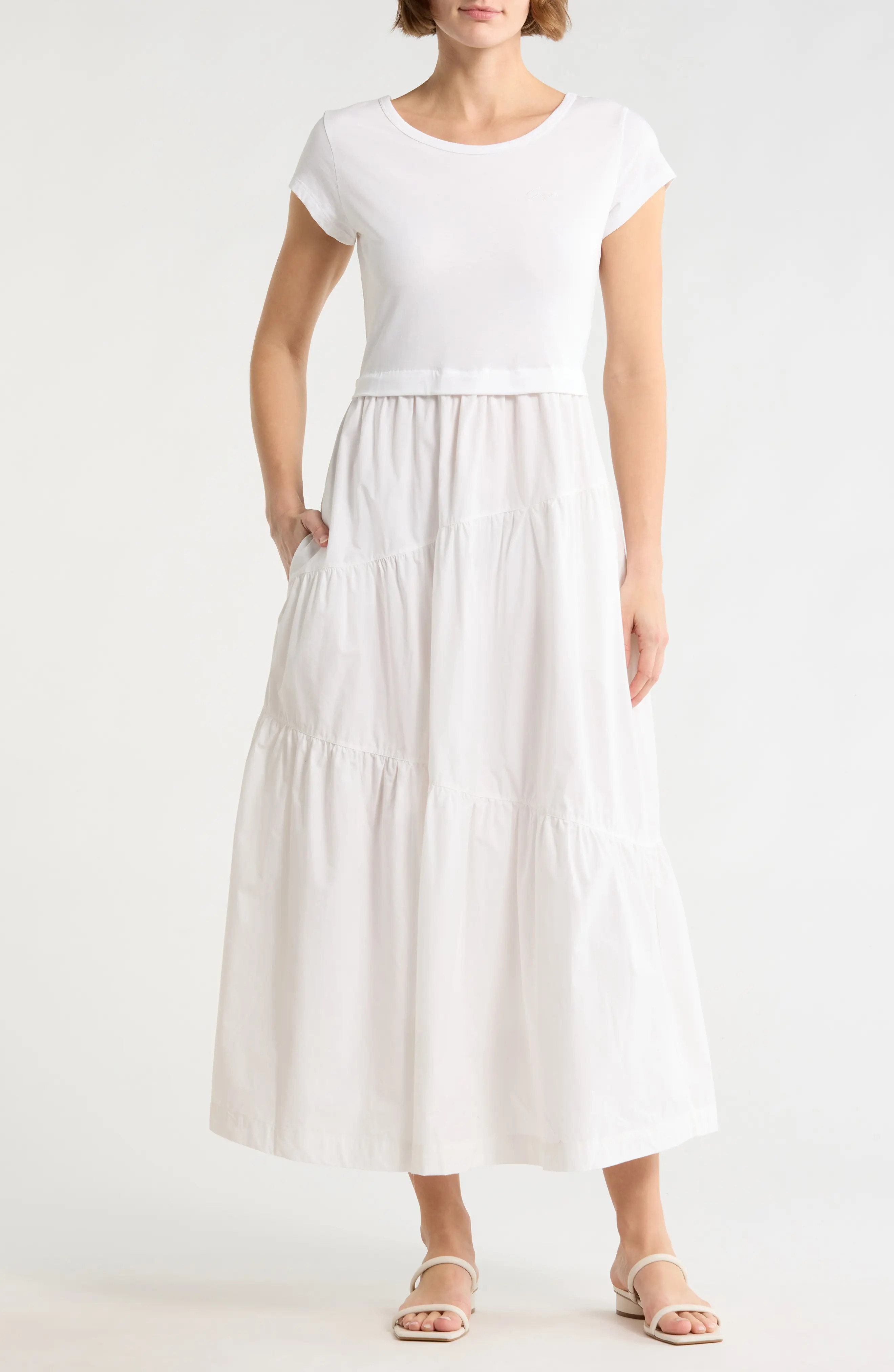 Tiered T-Shirt Midi Dress (Women) | Nordstromrack | Nordstrom Rack