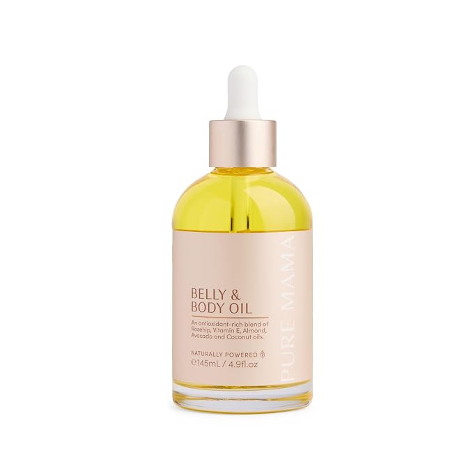 Belly Oil for Pregnancy, Dermatologically & Clinically Tested for Stretch Marks, Improves Hydrati... | Amazon (US)