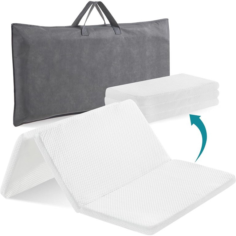 HBlife Tri-Fold Pack and Play Mattress, Potable Crib Mattress with Washable Cover & Storage Bag | Walmart (US)