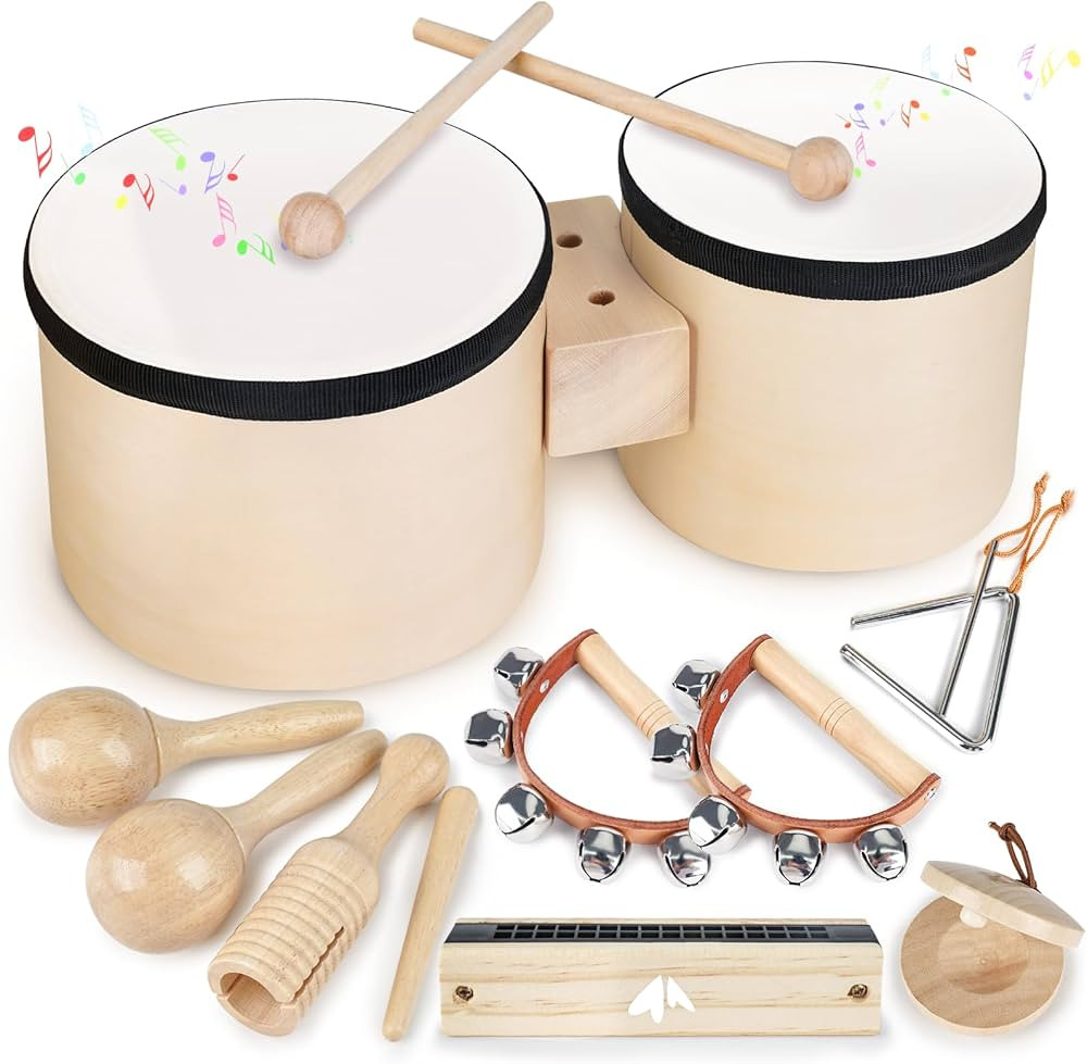 Vanplay Kids Drum Set - Toys for 2 3 Year Old Boy Gifts, Musical Instruments for Toddler 2-4, Bir... | Amazon (US)