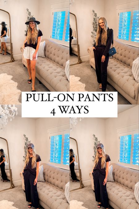 4 pull-on pants for when you want to feel COMFY but also still look pulled together and cute! Take these from the beach to an executive meeting.

#LTKfindsunder50 #LTKsalealert #LTKworkwear