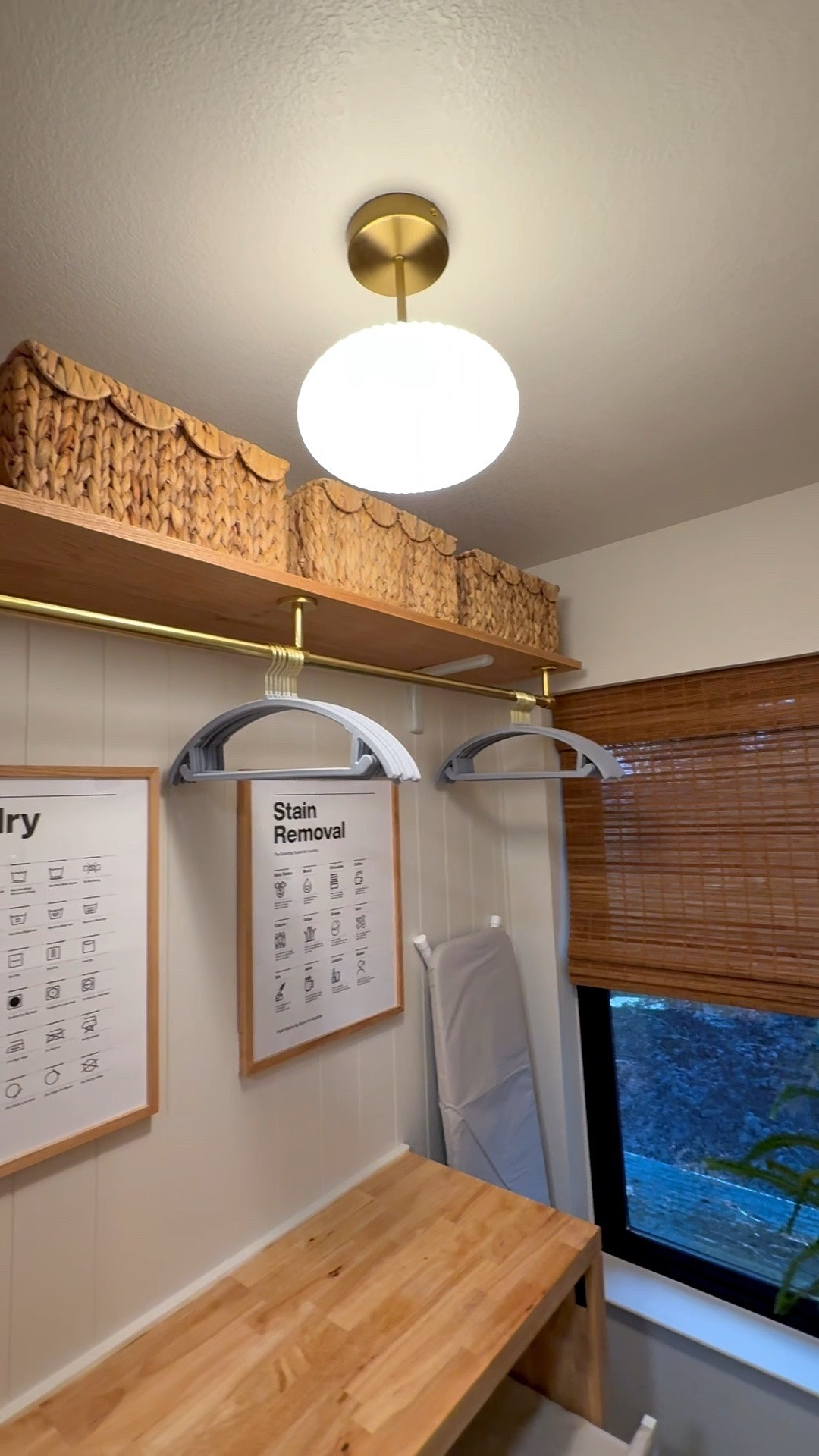 From cluttered to clever! This all-in-one laundry station has storage, sorting, and hanging space. Function meets charm in every detail.

 

#LTKHome