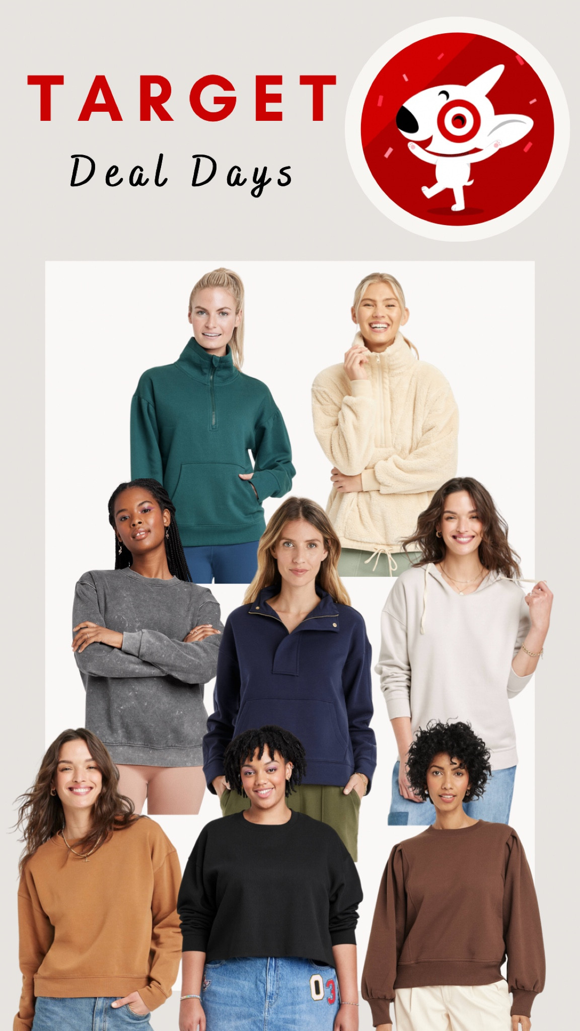 40% off Sweatshirts & pullovers
Target Deal Days
Womens Fallwear


#LTKstyletip #LTKsalealert #LTKSeasonal