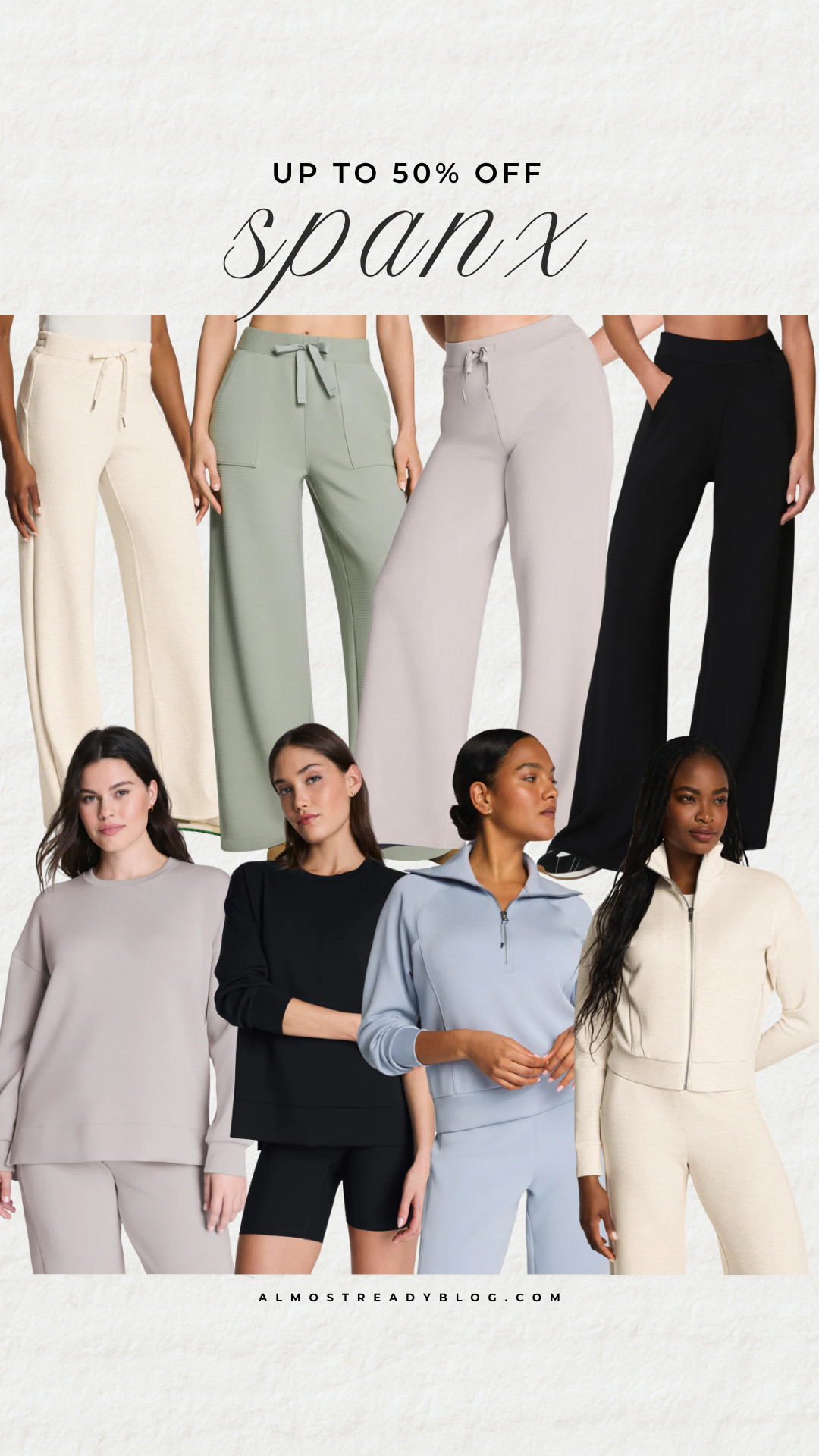 Spanx Summer Sale up to 50% off.

summer travel outfit, casual airport style, matching lounge set, elevated athleisure look, everyday comfort wear, resort lounge, travel outfit, summer athleisure, wide leg pants, casual loungewear outfit

#LTKSaleAlert