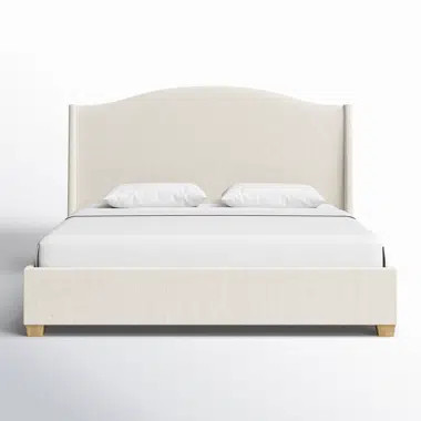 Allis Upholstered Wingback Bed | Wayfair North America