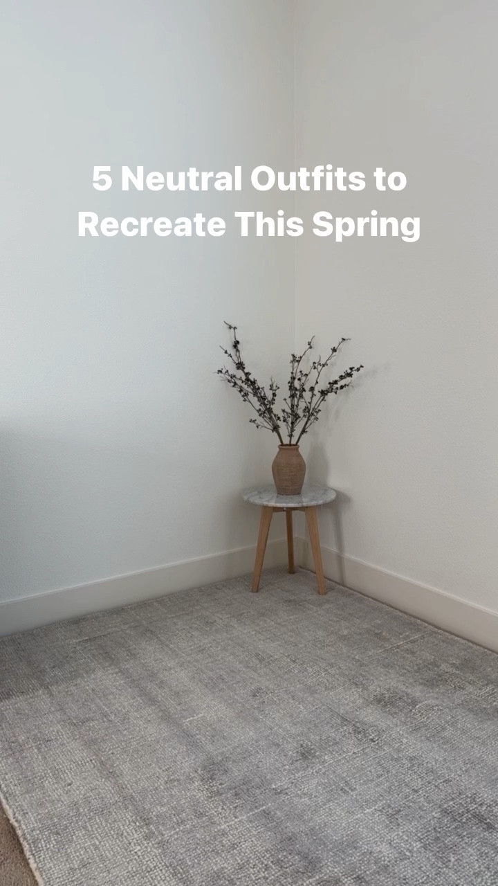 5 neutral spring outfits to recreate with pieces already in your closet. I recorded these a couple weeks ago before the May heatwave we’re having. So, save this post for when you’re having cooler weather 🫠. 

#LTKshoecrush #LTKitbag #LTKstyletip