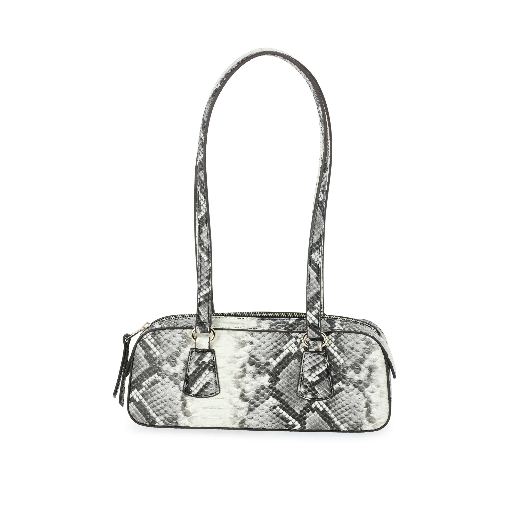 Scoop Women's Faux Snakeskin Small East West Shoulder Bag | Walmart (US)