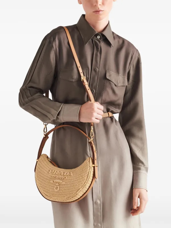 Prada Arqué' Schultertasche - Farfetch | Farfetch Global