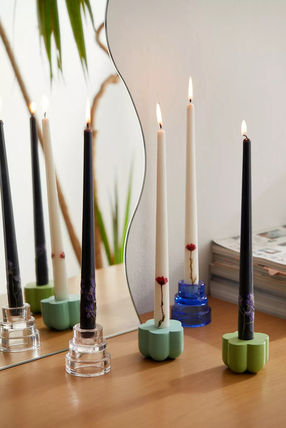 Winnie Floral Taper Candle Set | Urban Outfitters (US and RoW)