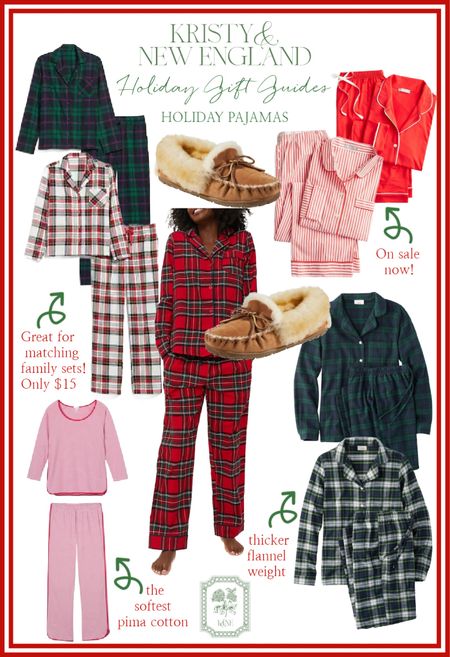 Holiday Pajamas for the family only $15/set or to gift for her, plus my favorite sherpa slippers. Most items on sale today and come in tall sizing too.

#LTKsalealert #LTKHoliday #LTKGiftGuide