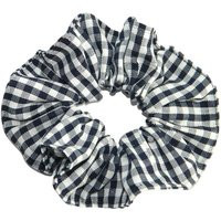 Navy & White Gingham Scrunchie - School Uniform Scrunchie, & Gingham, Check Uniform | Etsy (US)