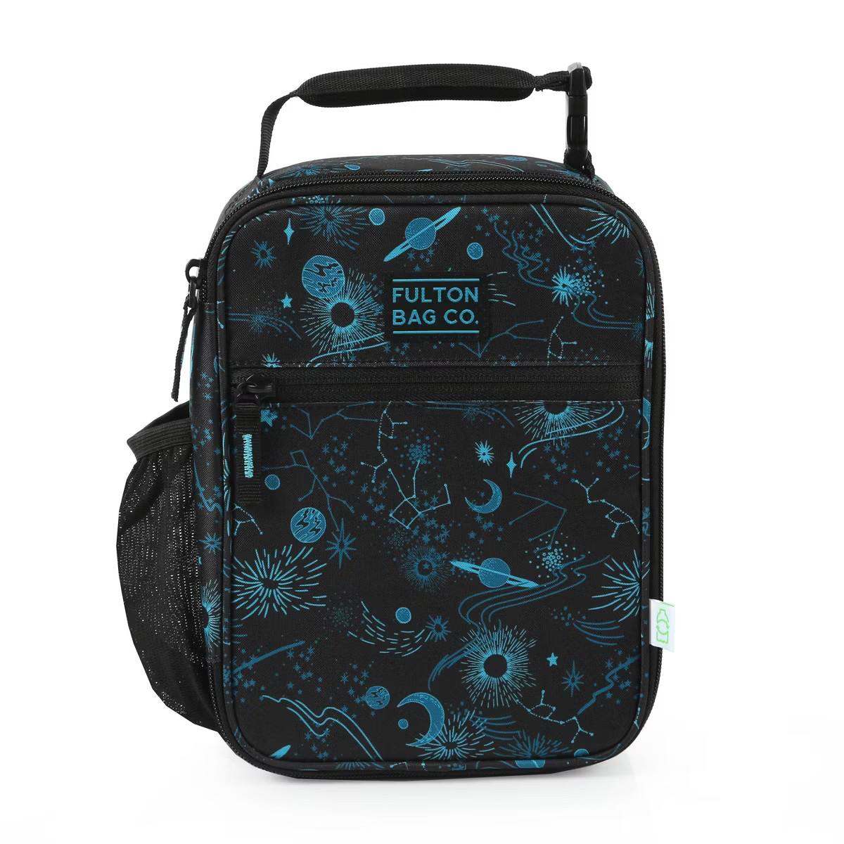 Fulton Bag Co. Upright Lunch Bag - Black: BPA-Free, Solid Pattern, Zipper Closure | Target