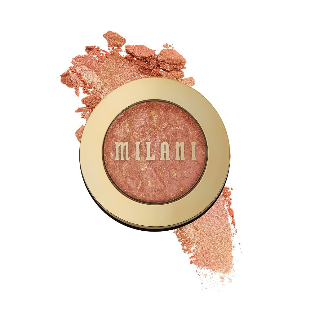 Milani Baked Blush, Powder Blush for Cheeks, Cruelty Free Makeup - Shape, Contour & Highlight Fac... | Amazon (US)