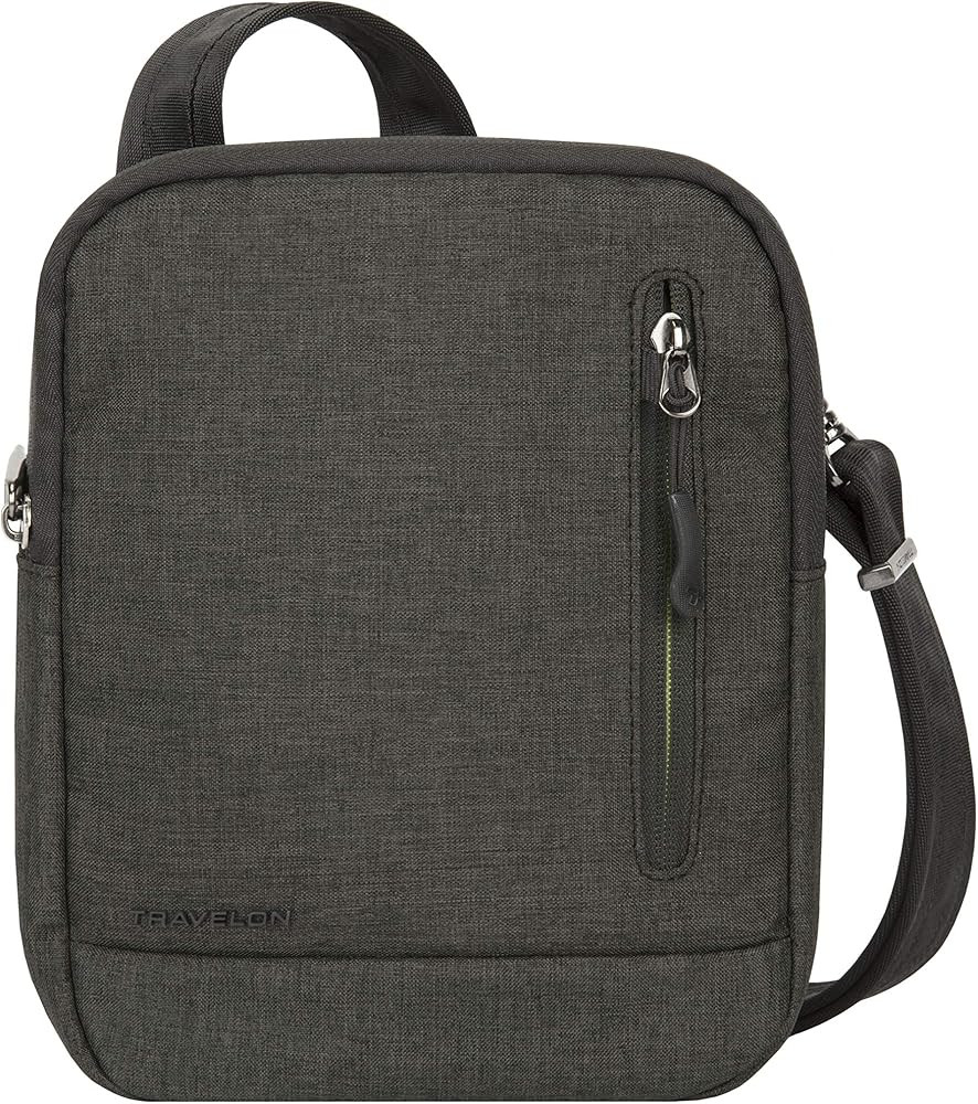 Travelon Anti Theft Urban Small Crossbody Bag, Slate | Amazon (US)