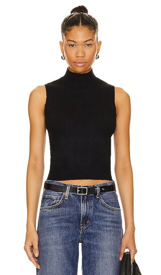 Remy Sleeveless Top | Black Crop Top | Black Sleeveless Top | Jeans And Sweater Jeans Outfit | Revolve Clothing (Global)