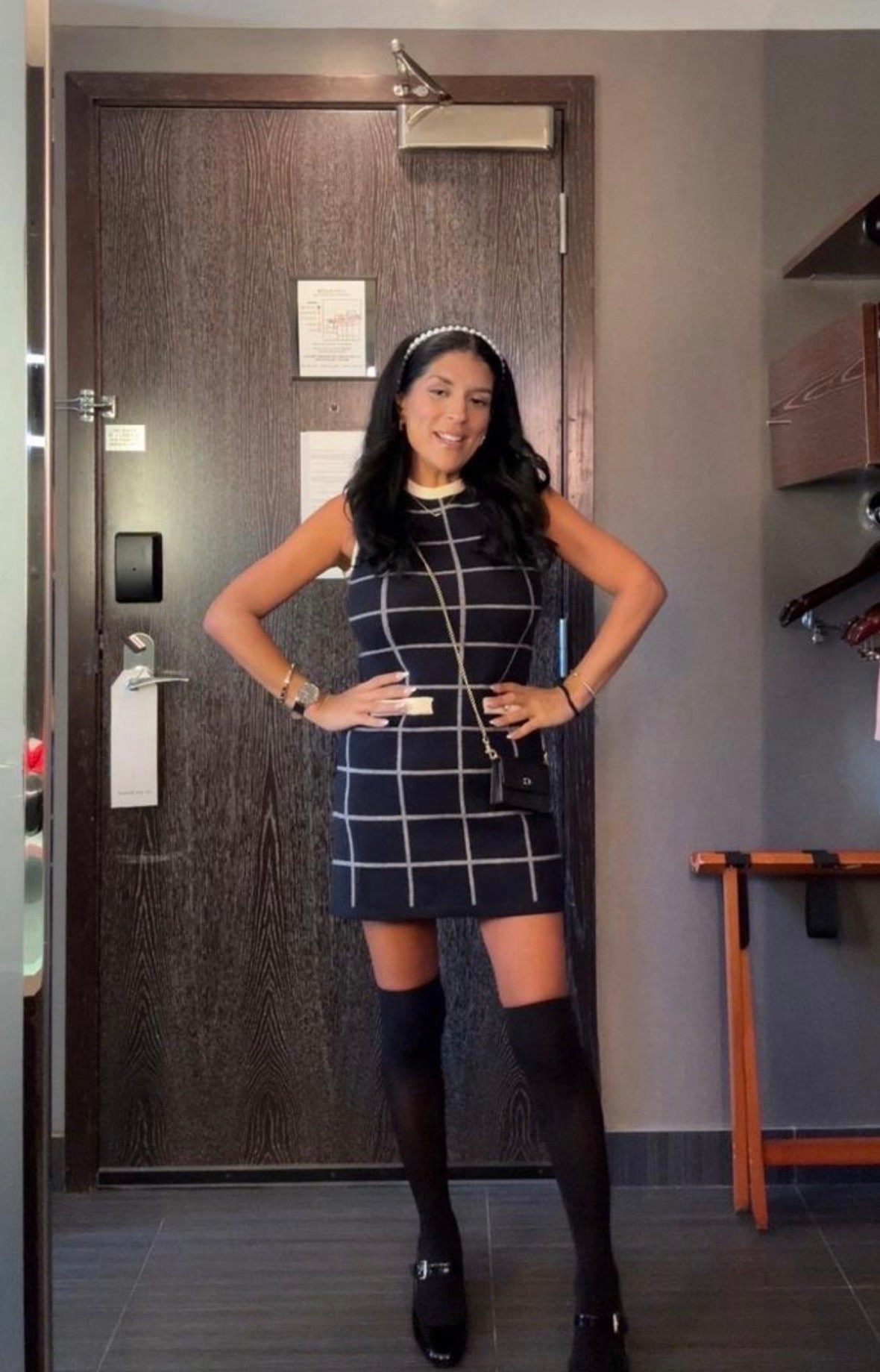 Classic with a playful twist 🖤 This windowpane mini dress paired with knee-high socks and loafers gives the perfect polished preppy vibe.

#PreppyStyle #MiniDress #ClassicStyle

#LTKdayinmylife #LTKootd #LTKstorytime