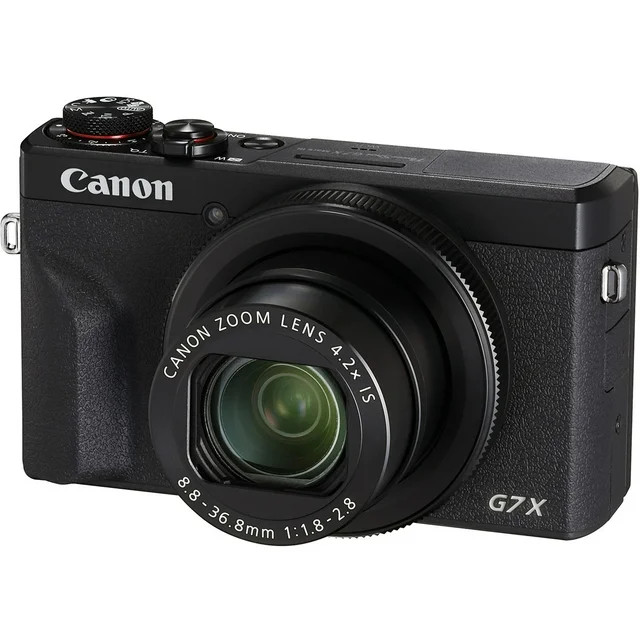 Canon PowerShot G7 X Mark III Digital Camera (Black) - 3637C001 | Walmart (US)