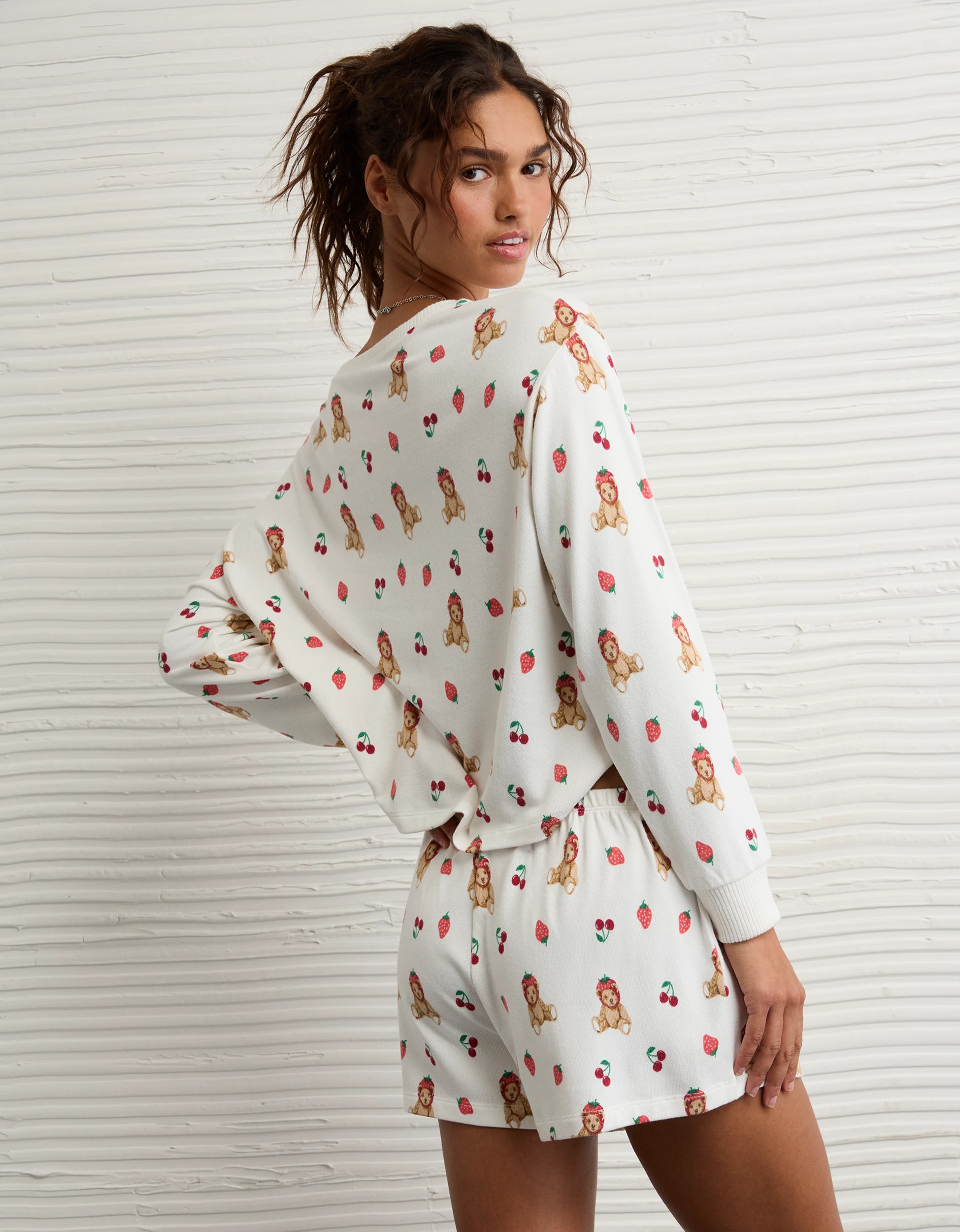 AE Luxe Plush PJ Set | American Eagle Outfitters (US & CA)