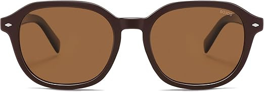 SOJOS Trendy Square Polarized Sunglasses for Women Men, Retro Vintage UV Protection Womens Mens S... | Amazon (US)