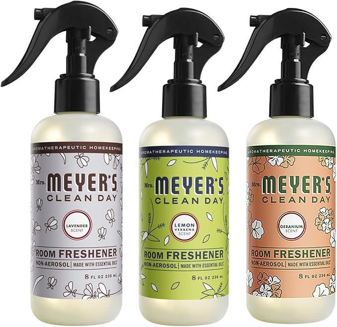 MRS. MEYER'S CLEAN DAY Room Freshener Variety Scents 3 CT (Lemon Verbena + Geranium + Lavender) | Amazon (US)