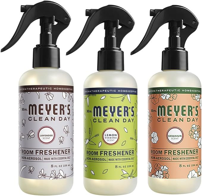 MRS. MEYER'S CLEAN DAY Room Freshener Variety Scents 3 CT (Lemon Verbena + Geranium + Lavender) | Amazon (US)
