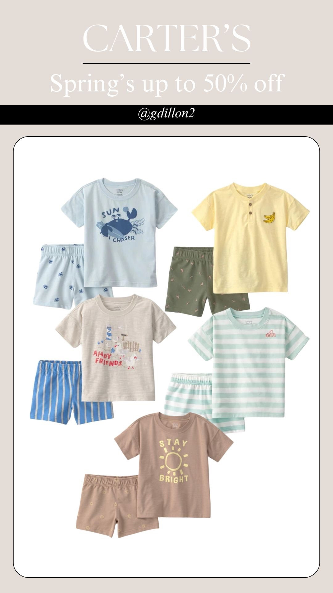 Spring’s up to 50% off sale

#LTKSaleAlert #LTKootd #LTKBaby