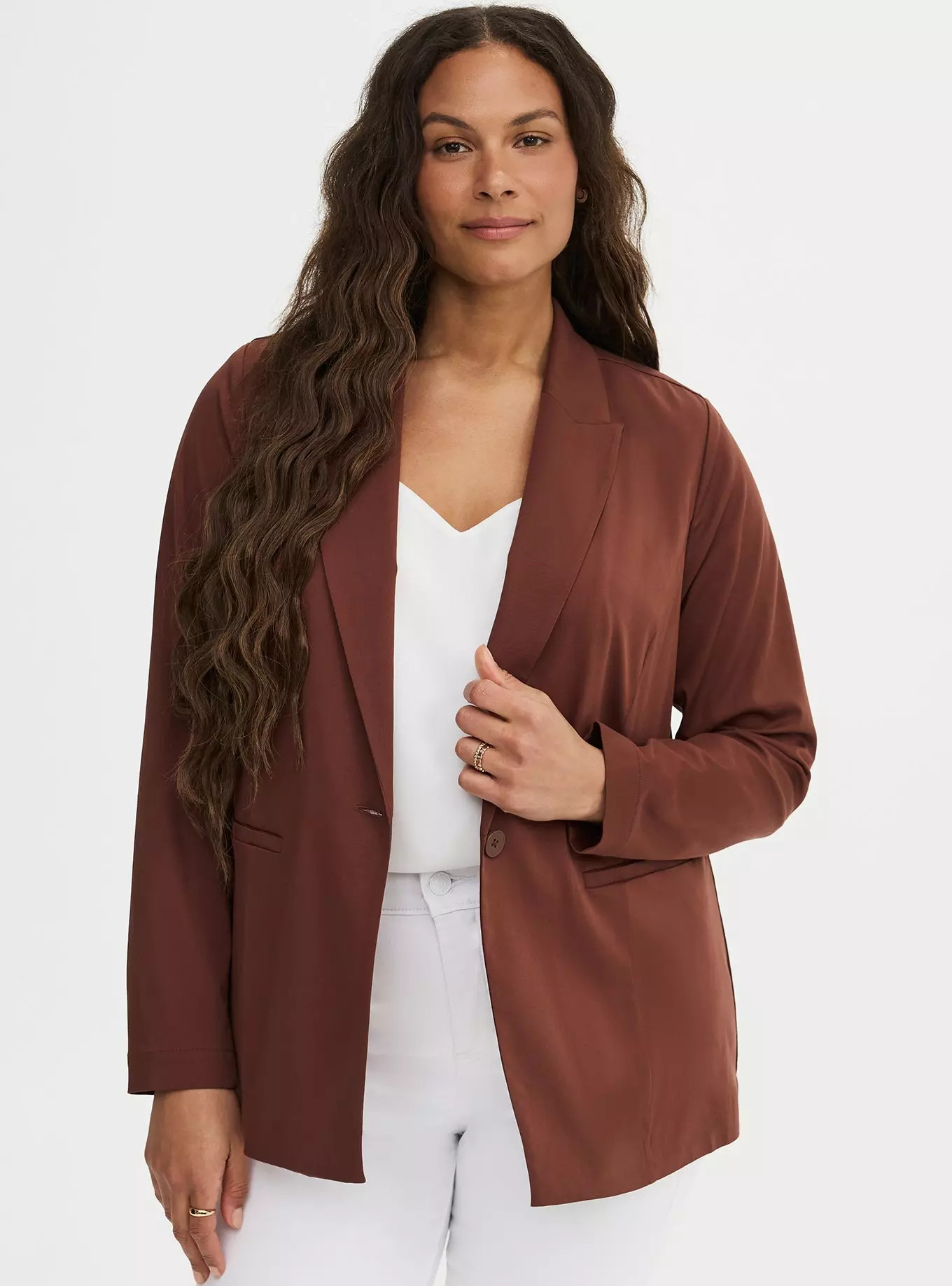 Modern Challis Blazer | Torrid (US & Canada)