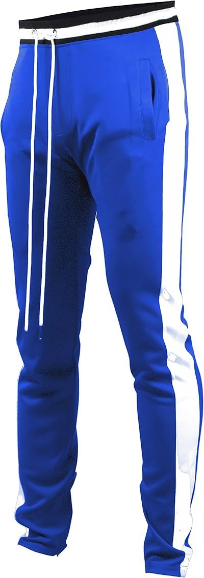 Screenshotbrand Mens Hip Hop Premium Slim Fit Track Pants - Athletic Jogger Bottom with Side Tapi... | Amazon (US)