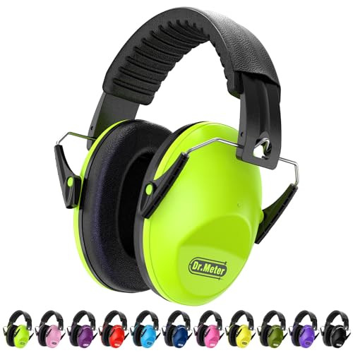 Dr.meter Ear Muffs for Noise Reduction: 27.4SNR Noise Cancelling Headphones for Kids Adults, EM100 Adjustable Hearing Protection Earmuffs for Monster Jam, Autism Sensory, Concerts, Fireworks | Amazon (US)