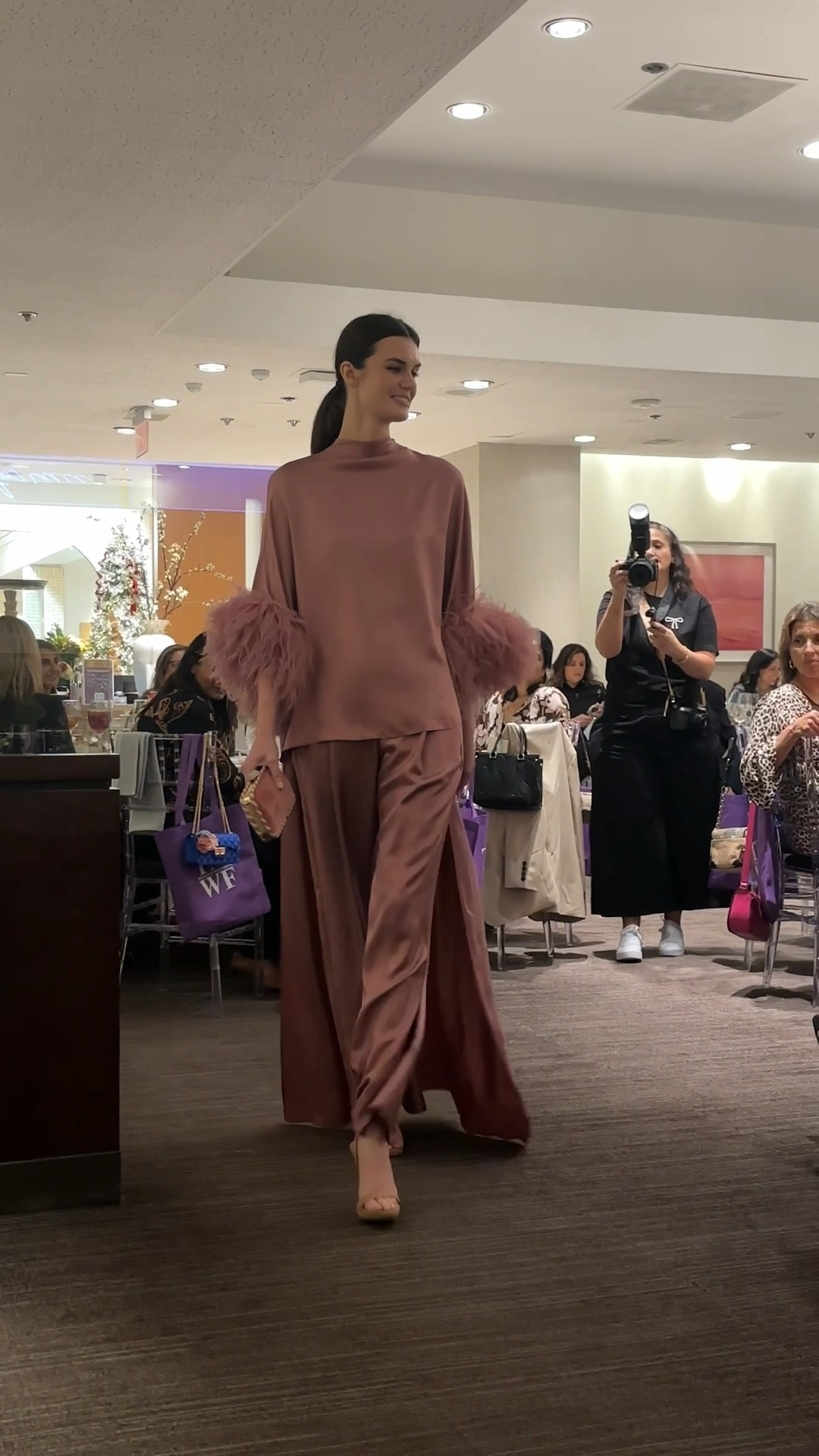 Mauve, feather embellishments, silky & flowy siloueo are everything this Fall season. #mauve #feathers #silky #fallfashion #fallmusthaves #lapointe #fashionshow

#LTKSeasonal #LTKTall #LTKStyleTip