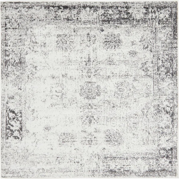 Brandt Floral Beige/Gray Area Rug | Wayfair North America