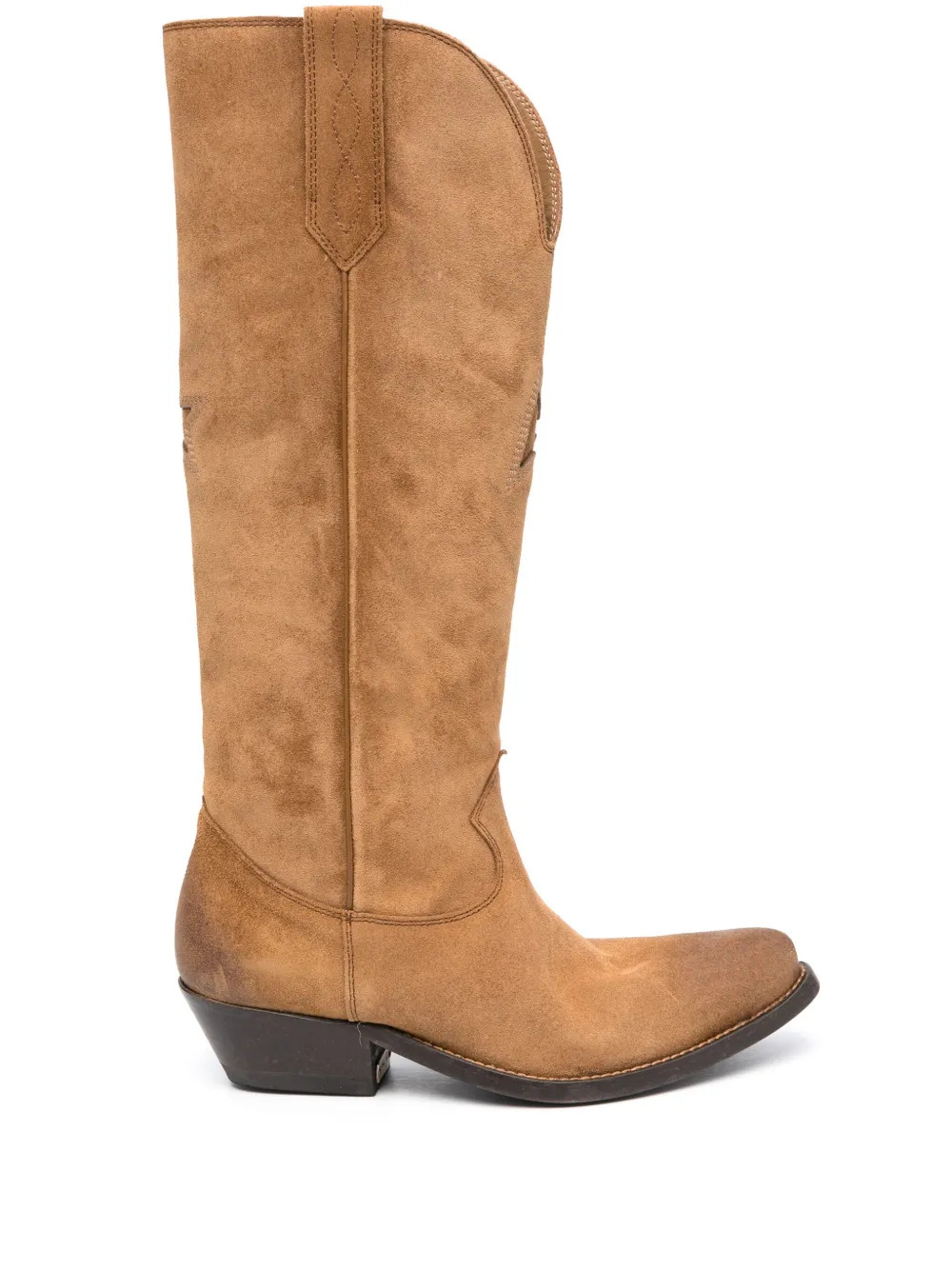 Golden Goose Suede Western Boots - Farfetch | Farfetch Global