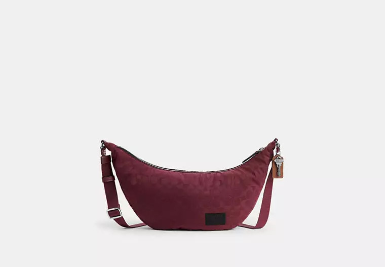 Leon Sling Bag In Signature Nylon Jacquard | Coach (US)