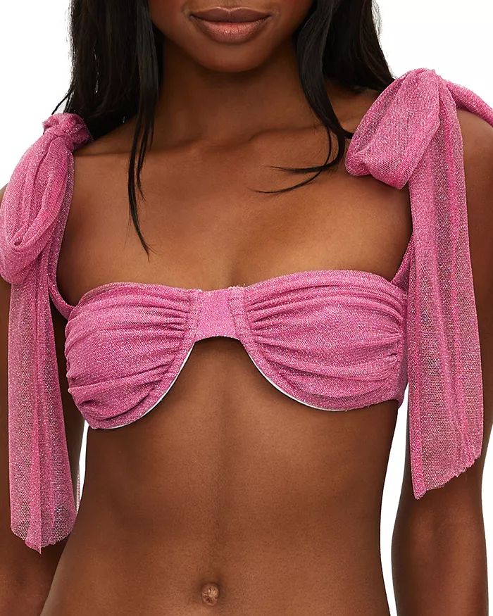 Drea Tie Shoulder Bikini Top | Bloomingdale's (US)