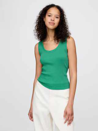 Rib Scoop Tank Top | Gap (US)