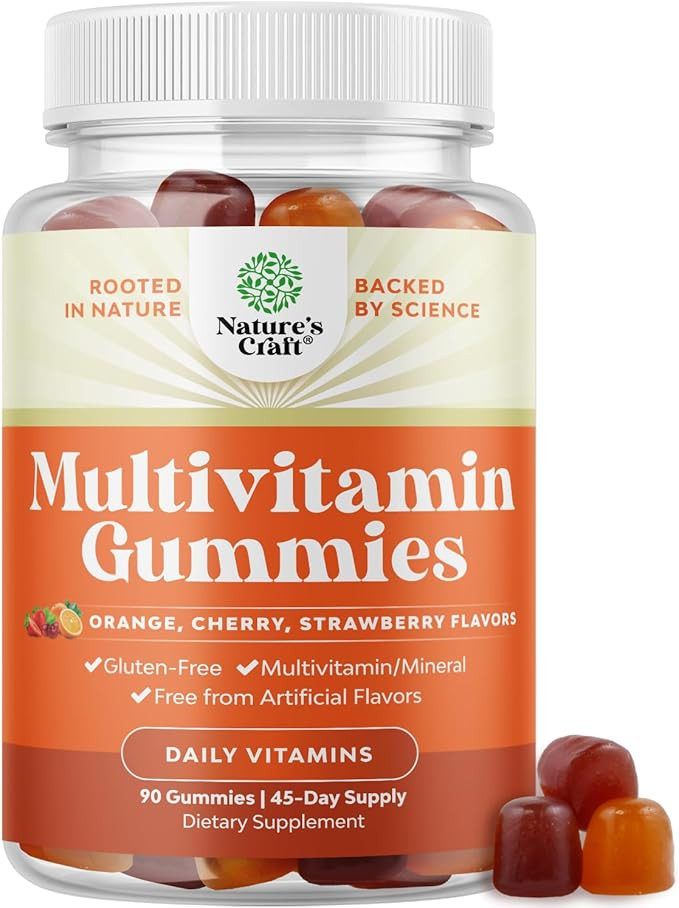 Multivitamin Gummies for Adults - Halal Multivitamin Gummy with B12 Biotin - Gelatin-Free Gummy M... | Amazon (US)