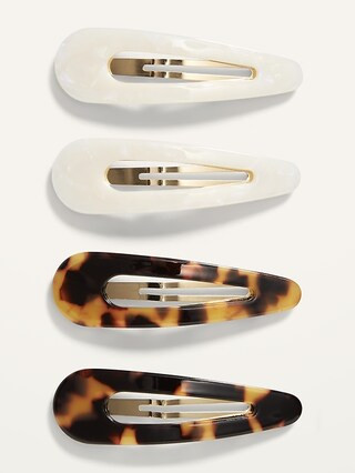 Barrette Snap Hair Clips 4-Pack for Women | Old Navy (US)