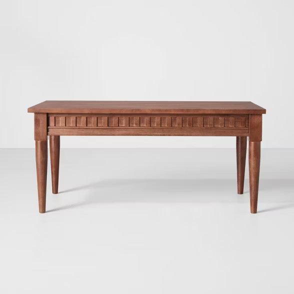 Turned Leg Wood Coffee Table Brown - Hearth & Hand™ with Magnolia | Target