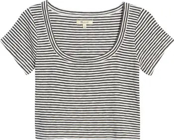 U-Neck Crop T-Shirt | Nordstrom