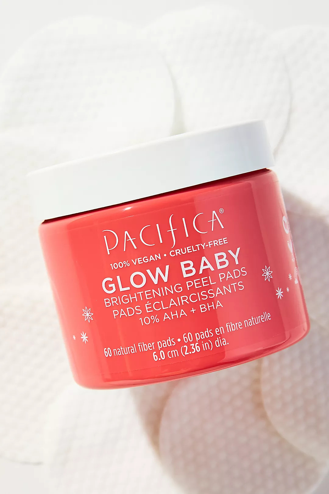 Pacifica Glow Baby Brightening Peel Pads 10% AHA + BHA | Anthropologie (US)