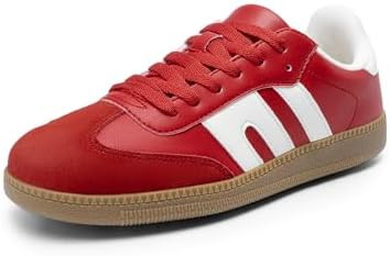 DREAM PAIRS Women's Tennis Sneakers Walking Flat Low-Top Casual Lace-Up Comfortable Nia Fashion S... | Amazon (US)