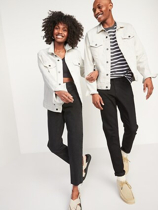 Built-In Flex Ecru-Wash Gender-Neutral Jean Jacket for Adults | Old Navy (US)