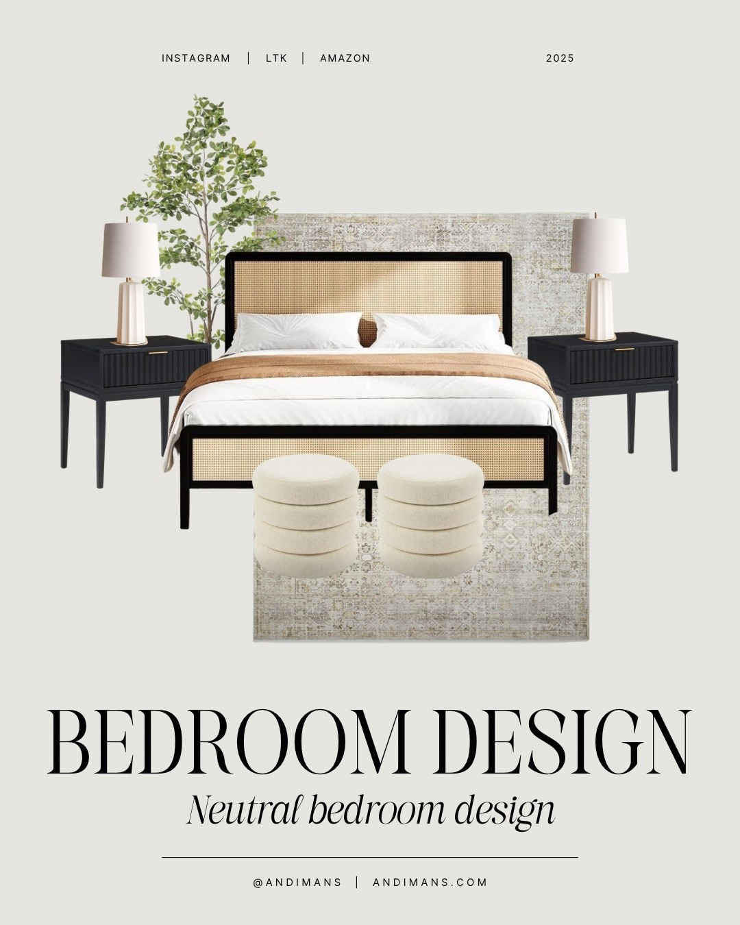 Bedroom design look for the neutral / black fan!

#LTKSaleAlert #LTKFindsUnder100 #LTKHome