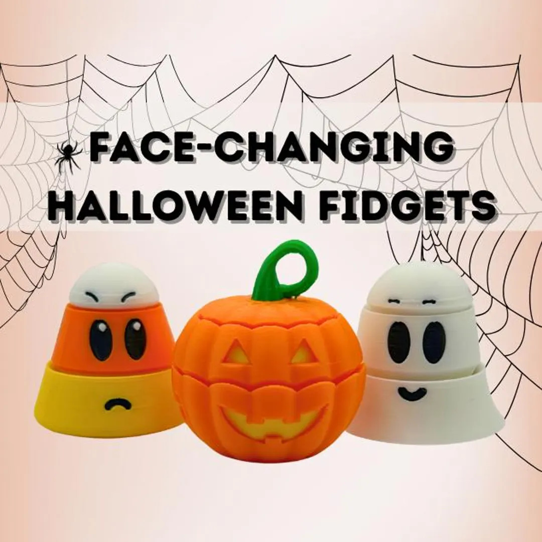 Halloween Fidget Gift for Kids Halloween Keychain Ghost Pumpkin Prize Customizable Card Halloween... | Etsy (US)