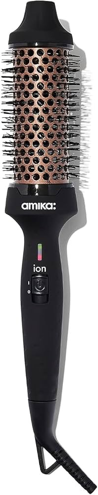 amika blowout babe thermal brush - hot brush for hair styling with 1.5 inch ceramic barrel + nylo... | Amazon (UK)