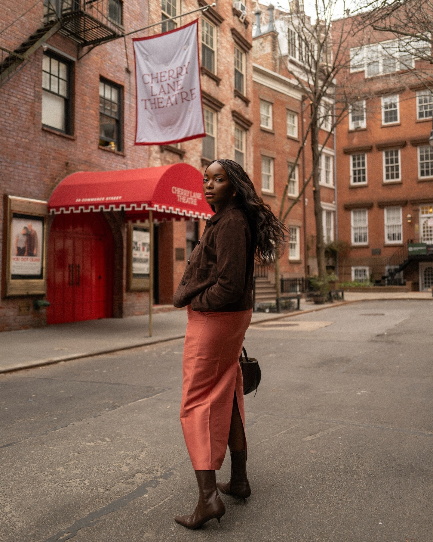 chocolate + coral 🤎🩷 #ootd