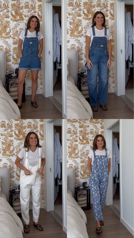 Majority of these Jean overalls are from Amazon! The blue printed style I am wearing my TTS! For the other overalls, I suggest ordering up in size if you have a long torso (that’s what I did!).

I linked additional Levi overalls with sizes still available at other retailers bc Amazon was low on sizes!

#LTKFindsUnder50 #LTKFindsUnder100 #LTKU